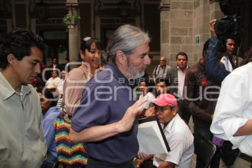 PROTESTA HERIBERTO CANO