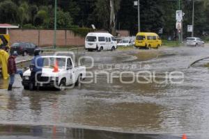 LLUVIAS . SE DESBORDA EL RIO RABANILLO