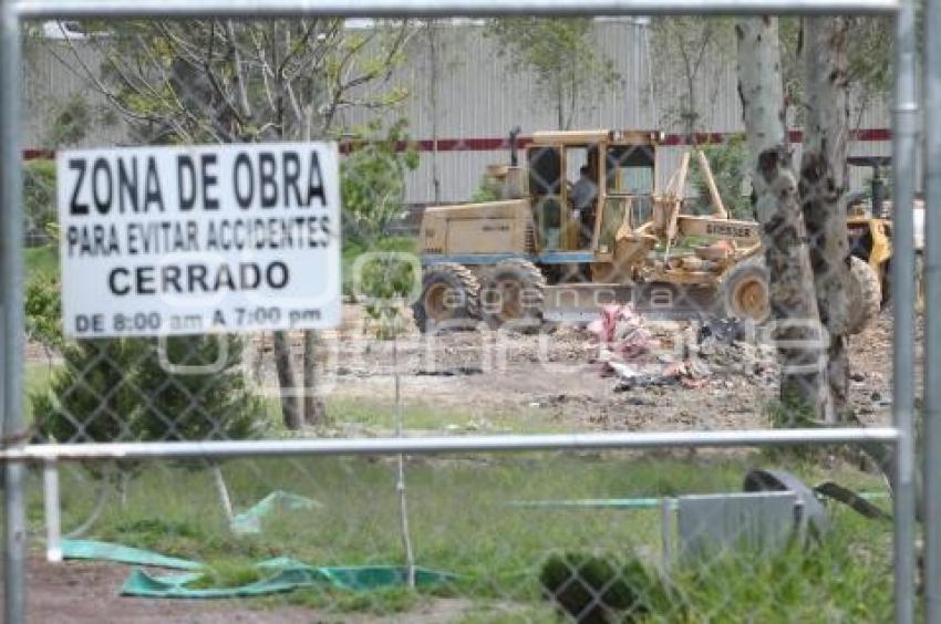 PARQUE DEL ARTE. CONSTRUCCIÓN CANCHA Y PISTA