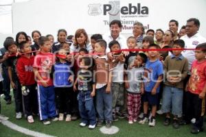 INAUGURAN CANCHA DEPORTIVA - LA POPULAR