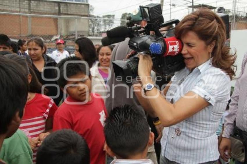 INAUGURAN CANCHA DEPORTIVA - LA POPULAR