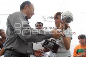 INAUGURAN CANCHA DEPORTIVA - LA POPULAR