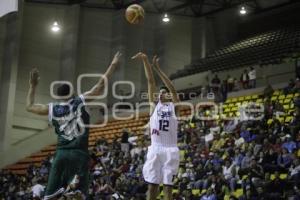 BASQUETBOL . ANGELES DE PUEBLA VS OLA VERDE