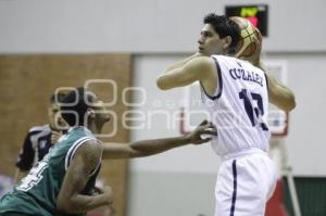 BASQUETBOL . ANGELES DE PUEBLA VS OLA VERDE