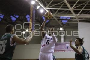 BASQUETBOL . ANGELES DE PUEBLA VS OLA VERDE