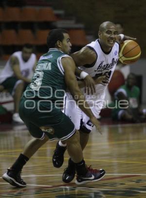 BASQUETBOL . ANGELES DE PUEBLA VS OLA VERDE