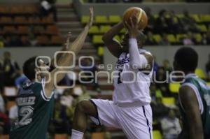 BASQUETBOL . ANGELES DE PUEBLA VS OLA VERDE