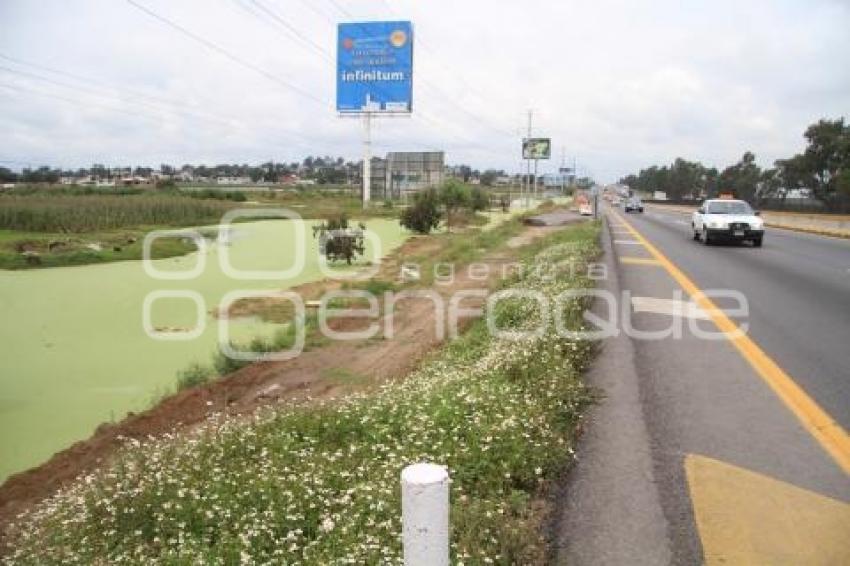 ENCHARCAMIENTO - PUENTE AUTOPISTA MEXICO PUEBLA