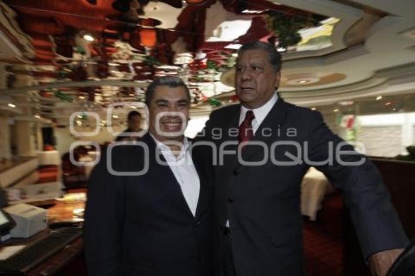 REUNIÓN . LÓPEZ ZAVALA Y JESUS MORALES