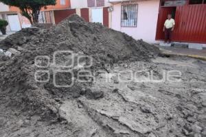 CAMBIO DE DRENAJE COLONIA SAN MANUEL. TRABAJOS LENTOS