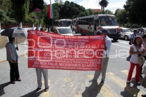 BLOQUEO DE BOULEVARD 5 DE MAYO Y 4 ORIENTE