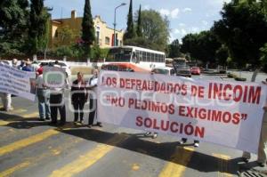 BLOQUEO DE BOULEVARD 5 DE MAYO Y 4 ORIENTE