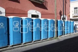 PREPARATIVOS DEL GRITO EN EL CENTRO DE LA CIUDAD