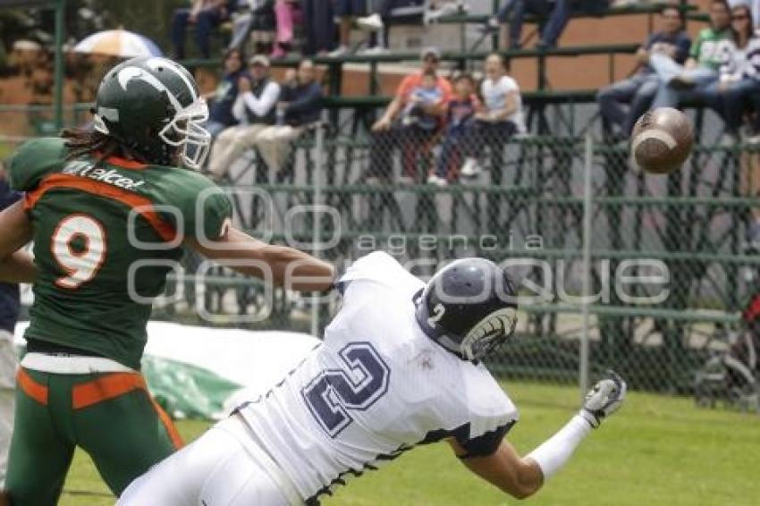 FÚTBOL AMERICANO . UDLAP VS ITESM TOLUCA