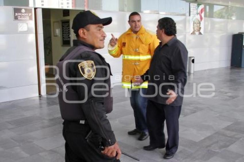 SIMULACRO DE SISMO EN CIUDAD JUDICIAL