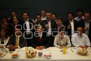 REUNIÓN ZAVALA CON DIPUTADOS PRIISTAS