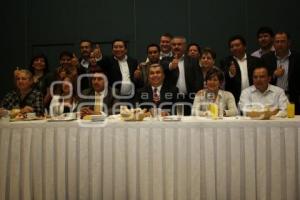 REUNIÓN ZAVALA CON DIPUTADOS PRIISTAS
