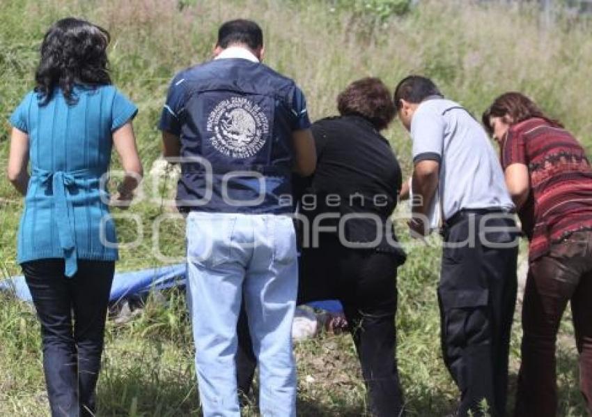 HOMBRE EJECUTADO AUTOPISTA PUEBLA-MÉXICO