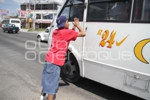 CONFLICTO RUTA 24 TRANSPORTE PUBLICO  - FORJADORES