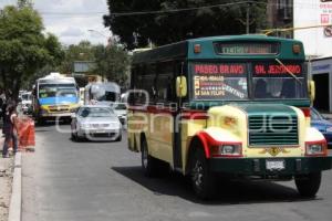 TRANSPORTE PÚBLICO. AMAGAN PARO