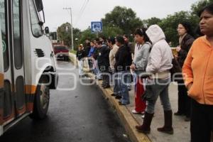 PARO DE TRANSPORTISTAS. DEMANDAN AUMENTO DE TARIFA