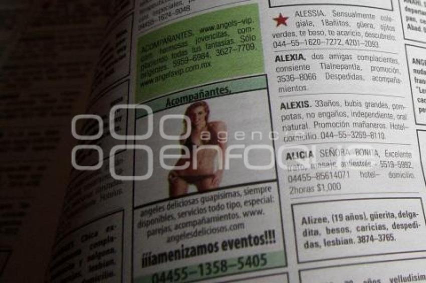 PUBLICIDAD . SERVICIOS SEXUALES