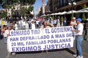 MARCHA PROTESTA DEFRAUDADOS CAJAS DE AHORRO