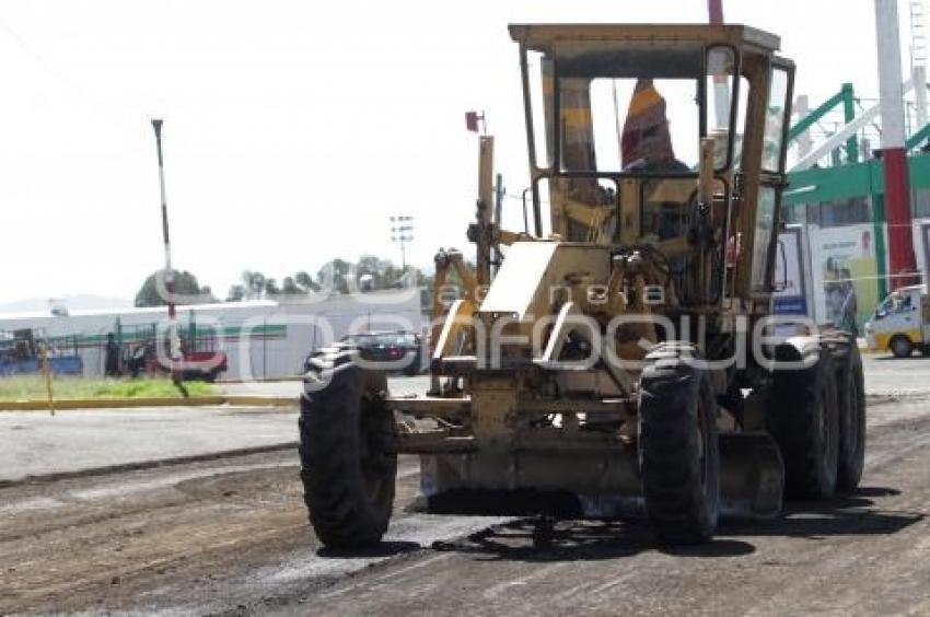 OBRAS EN EL ESTACIONAMIENTO ESTADIO CUAUHTEMOC