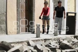 OBRAS EN PALAFOX Y MENDOZA