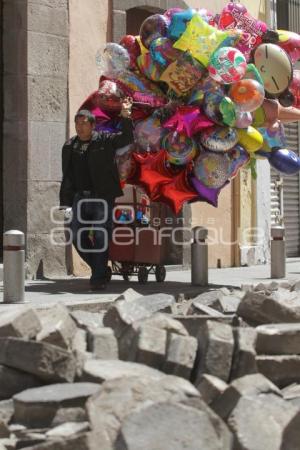 OBRAS EN PALAFOX Y MENDOZA