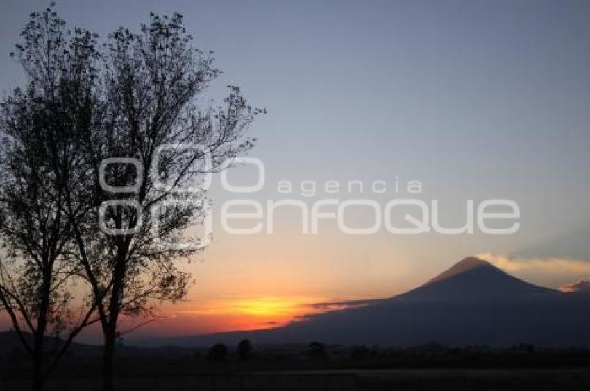 POPOCATÉPETL AL ATARDECER