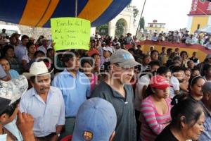 MANIFESTACIÓN . TRANSPORTE TONANTZINTLA