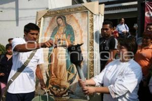 LA ANTORCHA GUADALUPANA LLEGA A PUEBLA