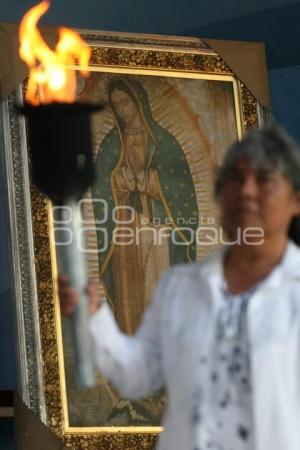 LA ANTORCHA GUADALUPANA LLEGA A PUEBLA