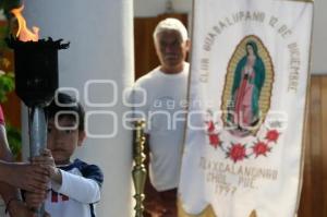 LA ANTORCHA GUADALUPANA LLEGA A PUEBLA