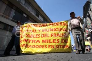 DEFRAUDADOS FINANCIERAS E INMOBILIARIAS. MANIFESTACIÓN