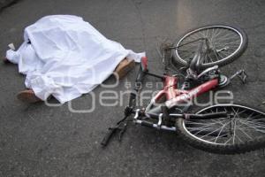 MUERE CICLISTA ARROLLADO