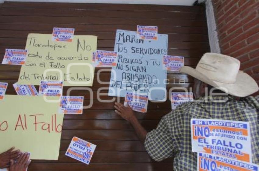 MANIFESTACIÓN HABITANTES DE TLACOTEPEC