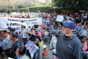 MANIFESTACIÓN HABITANTES DE TLACOTEPEC