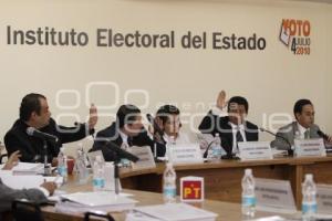SESION INSTITUTO ELECTORAL DEL ESTADO - IEE