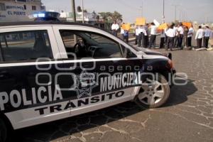 CHOFERES BLOQUEAN 16 DE SEPTIEMBRE ALTURA PERIFERICO