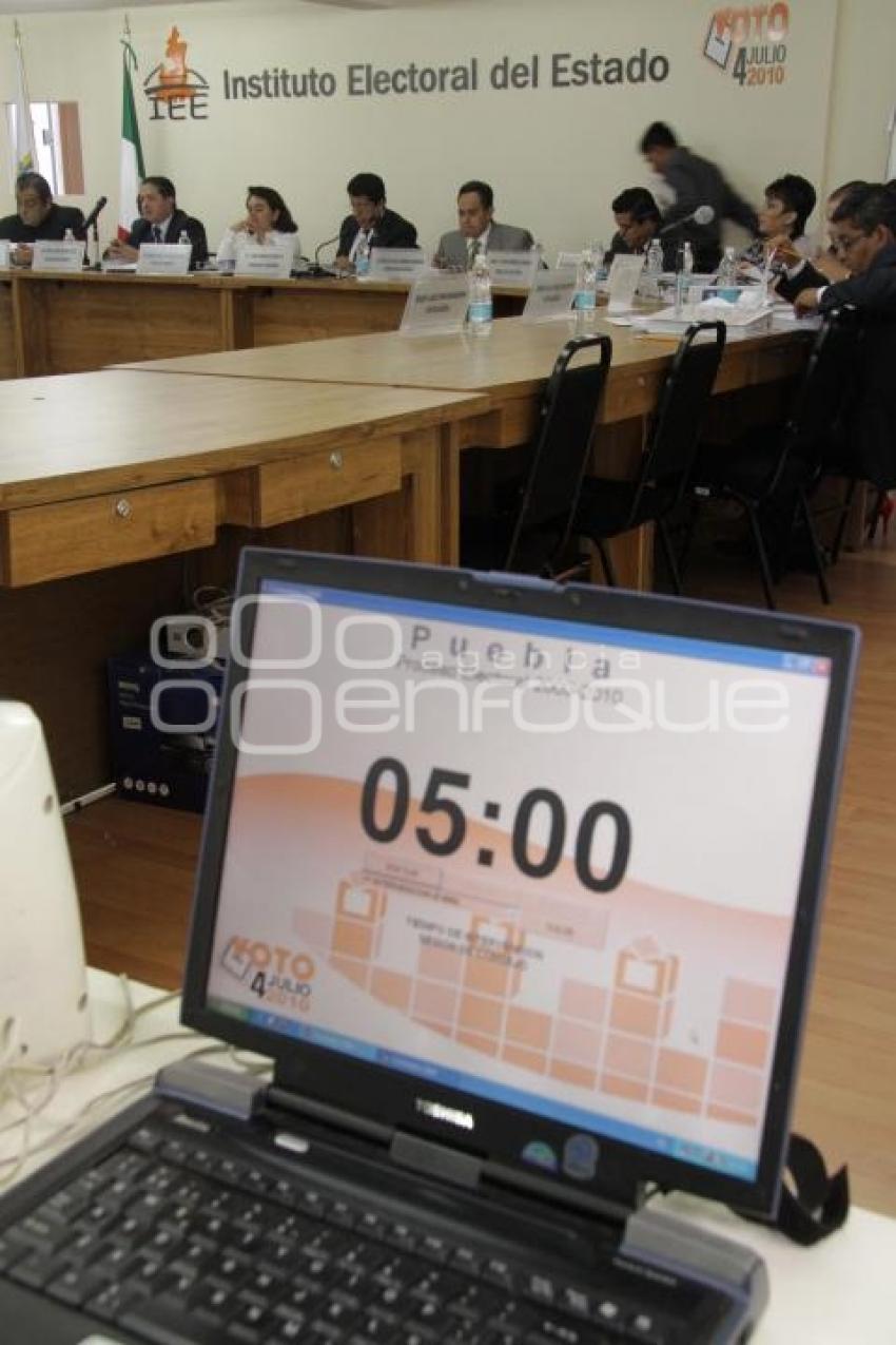 SESION INSTITUTO ELECTORAL DEL ESTADO - IEE