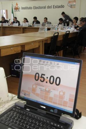 SESION INSTITUTO ELECTORAL DEL ESTADO - IEE