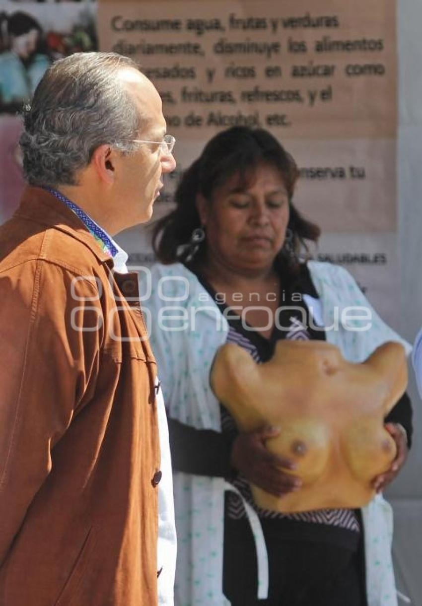 TEPEACA . VISITA PRESIDENCIAL