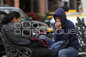 FRENTE FRIO EN LA CAPITAL DE PUEBLA