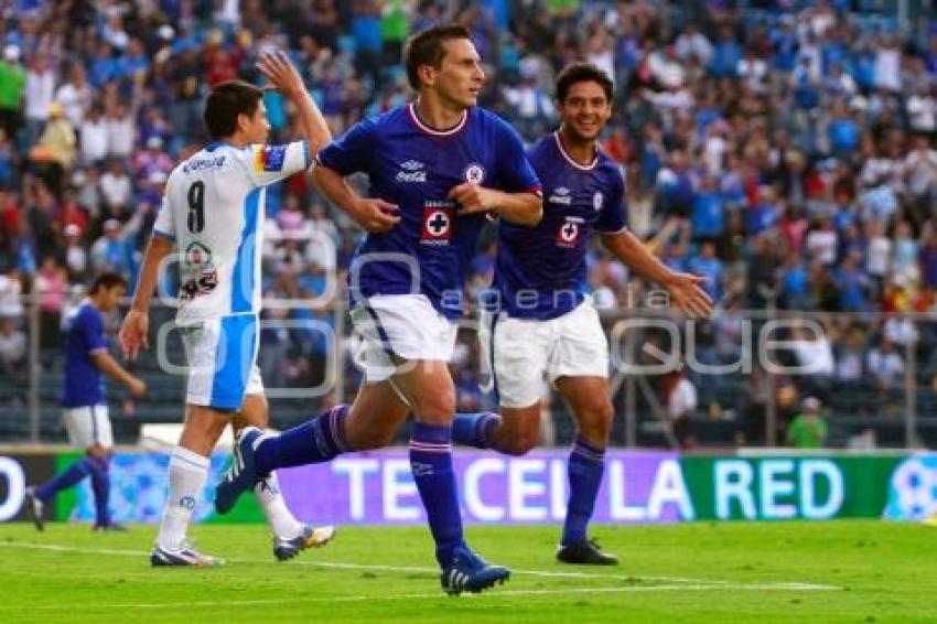 FUTBOL . CRUZ AZUL VS PUEBLA FC