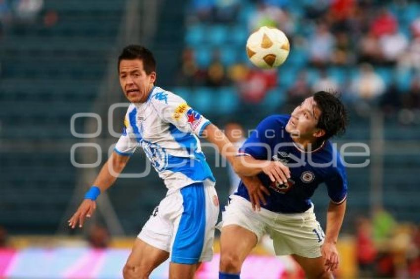 FUTBOL . CRUZ AZUL VS PUEBLA FC