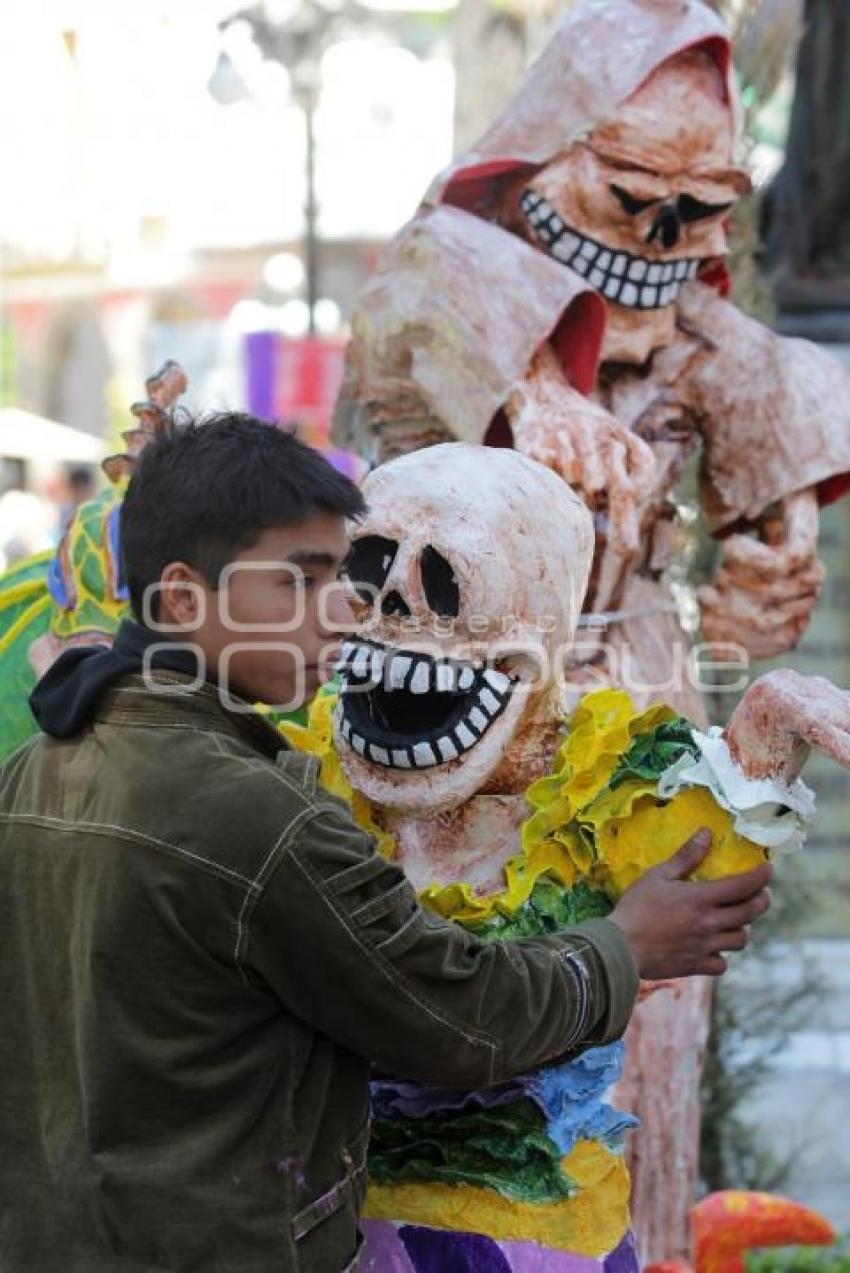 OFRENDAS EN EL ZÓCALO