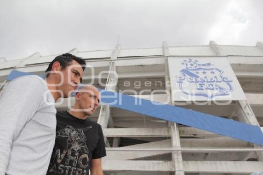 FUTBOL . PUEBLA FC . COLECTA VÍVERES