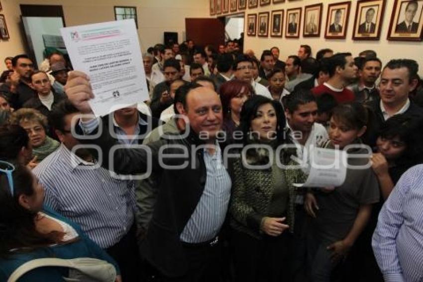 CONSTANCIA DE MAYORÍA A LASTIRI Y SALDAÑA. PRI